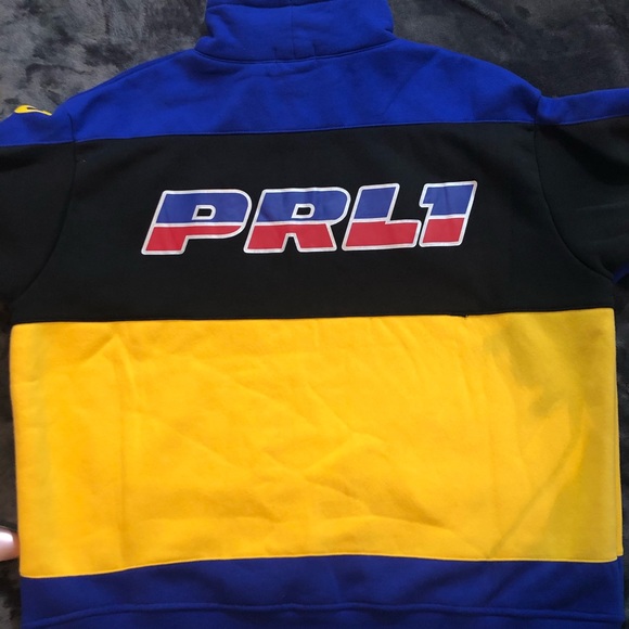 🆕RL Polo Ralph Lauren Racing Funnel Neck - Picture 4 of 7